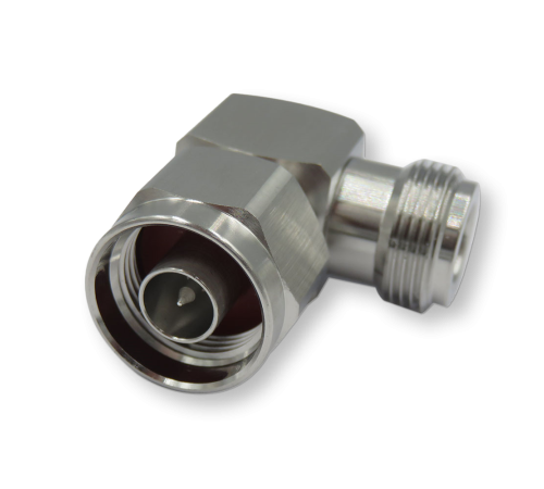 ВЧ переходник N (male) — N (female) угловой N-412 — угловой переходник 90°