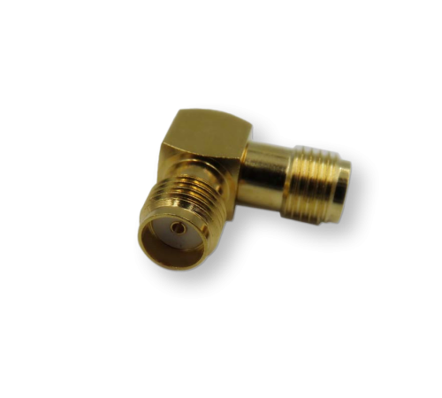 ВЧ переходник SMA(female)-SMA(female) угловой