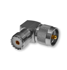 ВЧ переходник UHF(male) SO239-UHF(female) SO239 угловой U-412 — переходник 90°