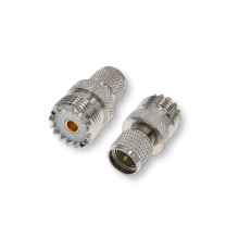 ВЧ переходник mini UHF(male)-UHF(female) SO239
