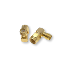 ВЧ переходник SMA(male)-SMA(female) угловой