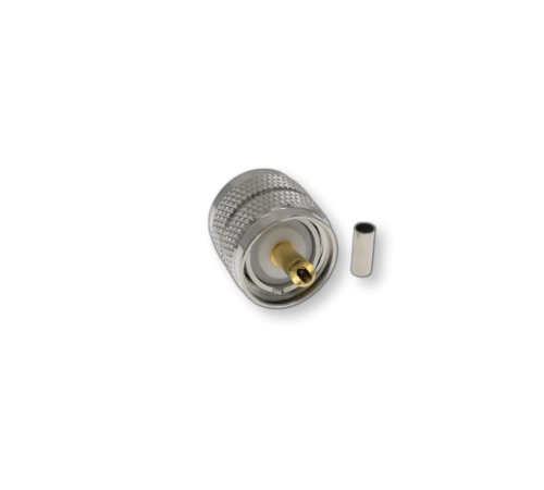 ВЧ разьём UHF(male) PL259 обжимной на кабель RG-316