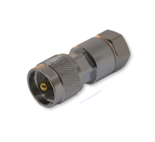 ВЧ разъём UHF(male) накручивающийся цанговый на кабель 1/2SF