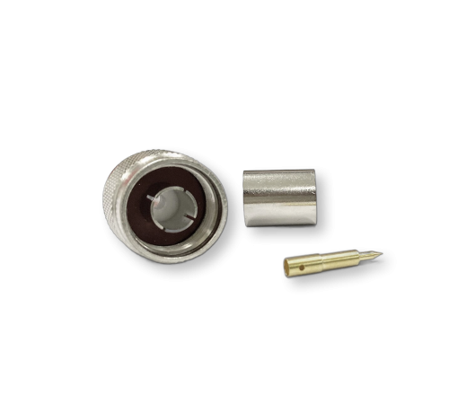 ВЧ разьём N(male) обжимной на кабель 8D-FB