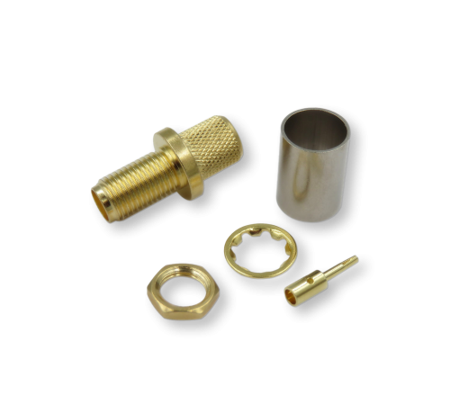 ВЧ разьём SMA(female) обжимной на кабель 5D-FB