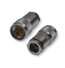 ВЧ разьём UHF(male) PL259 прижимной на кабель RG-213