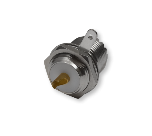 ВЧ разьём UHF(female) SO239 фланцевый, приборный с гайкой