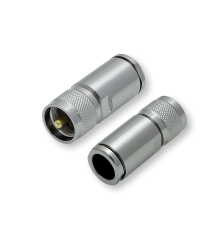 ВЧ разьём UHF(male) PL259 прижимной на кабель 12D-FB