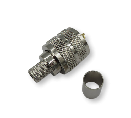 ВЧ разьём UHF(male) PL259 обжимной на кабель 5D-FB