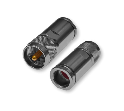 ВЧ разьём UHF(male) PL259 прижимной на кабель 10D-FB