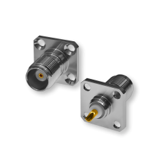 ВЧ разьём TNC(female) для установки на корпус на 4 винта