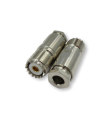 ВЧ разьём UHF(female) SO239 прижимной на кабель 5D-FB