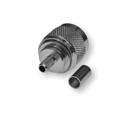 ВЧ разьём N(male) обжимной на кабель RG-58