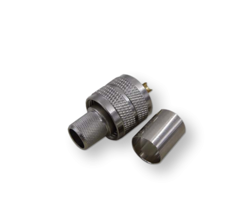 ВЧ разьём UHF(male) PL259 обжимной на кабель 8D-FB