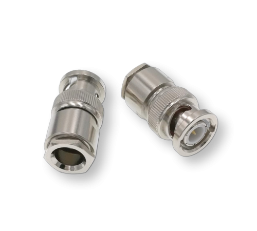 ВЧ разьём BNC(male) прижимной на кабель 5D-FB