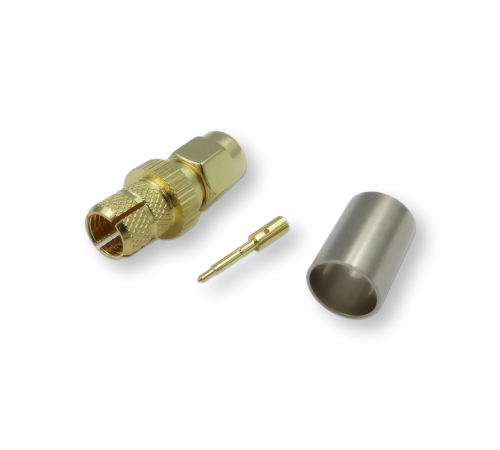 ВЧ разьём SMA(male) обжимной на кабель 5D-FB