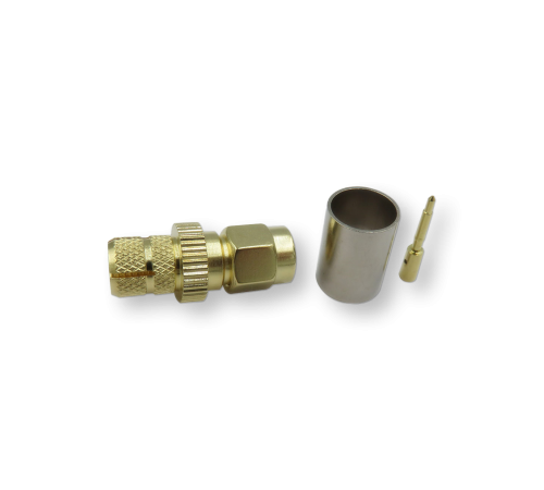 ВЧ разьём SMA(male) обжимной на кабель 5D-FB