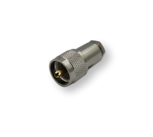 ВЧ разьём UHF(male) PL259 прижимной на кабель RG-58