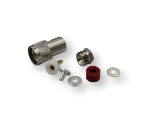 ВЧ разьём UHF(male) PL259 прижимной на кабель RG-58