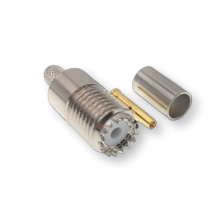 ВЧ разьём mini UHF(female) обжимной на кабель RG-58