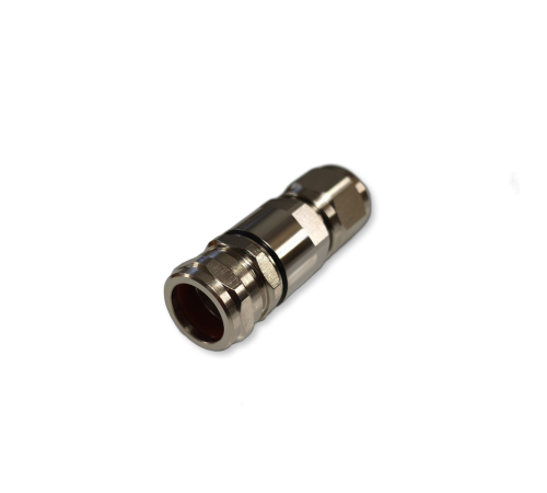 ВЧ разьём N(male) накручивающийся цанговый на кабель 1/2 SF