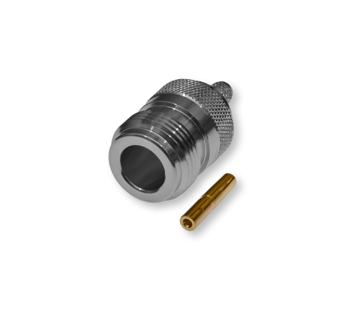 ВЧ разьём N(female) обжимной на кабель RG-58