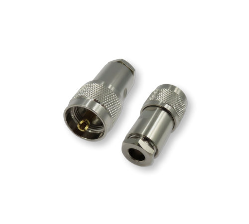 ВЧ разьём UHF(male) PL259 прижимной на кабель 5D-FB