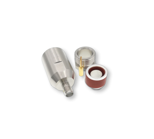 ВЧ разьём SMA(female) прижимной на кабель 8D-FB