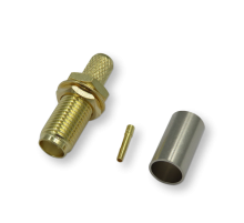 ВЧ разьём SMA(female) обжимной на кабель RG-58