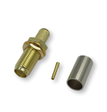 ВЧ разьём SMA(female) обжимной на кабель RG-58
