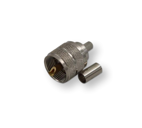 ВЧ разьём UHF(male) PL259 обжимной на кабель RG-58