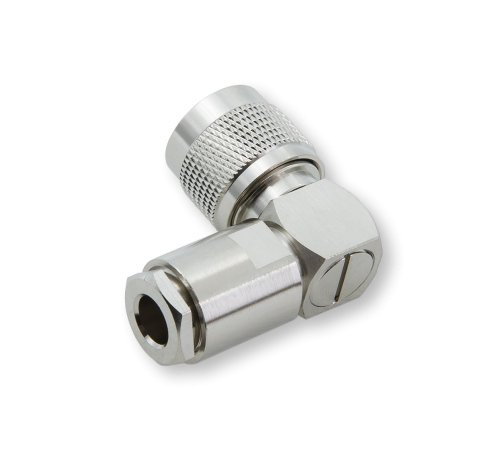 ВЧ разьём UHF(male) PL259 угловой прижимной на кабель 5D-FB