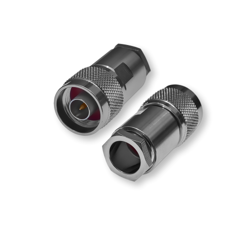 ВЧ разьём N(male) прижимной на кабель RG-213