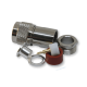 ВЧ разъём N(male) прижимной на кабель RG-213