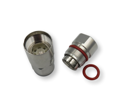 ВЧ разьём N(male) прижимной цанговый на кабель 1/2