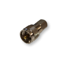 ВЧ разьём UHF(male) PL259 прижимной цанговый на кабель 5D-FB, AntennaLab