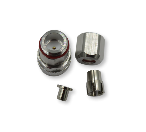 ВЧ разъем UHF (male) PL259 прижимной цанговый AL-UM-5D для кабеля 5D-FB, AntennaLab — быстрый монтаж без пайки