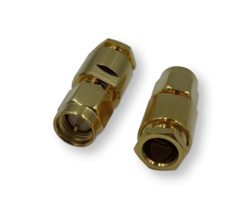 ВЧ разьём SMA(male) прижимной на кабель RG-58