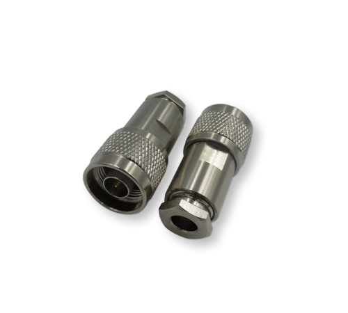 ВЧ разьём N(male) прижимной на кабель 5D-FB