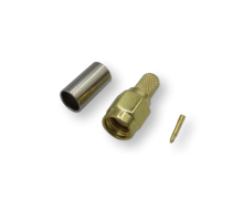 ВЧ разьём SMA(male) обжимной на кабель RG-58