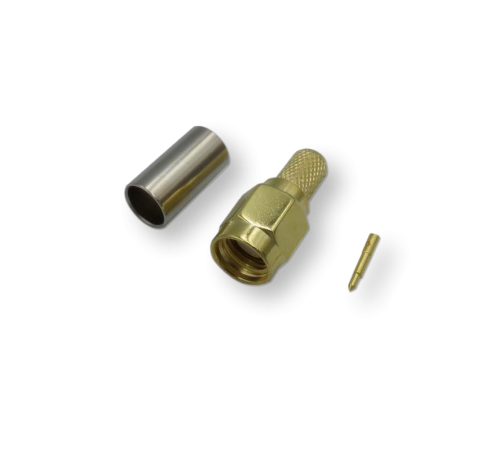 ВЧ разъем S-111F SMA (male) обжимной для кабеля RG-58