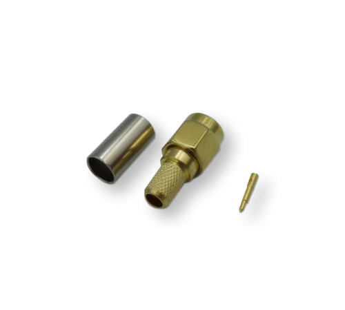 ВЧ разъем S-111F SMA (male) обжимной для кабеля RG-58