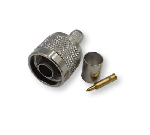 ВЧ разьём N(male) обжимной на кабель 5D-FB