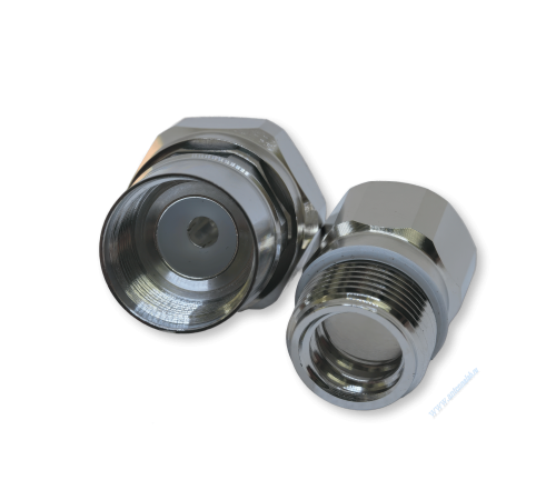 ВЧ разъём 4.3-10(male) накручивающийся, на кабель 1/2 SF (SuperFlex Ø13,5 мм)