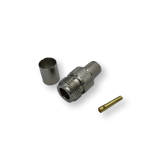 ВЧ разьём N(female) обжимной на кабель 8D-FB