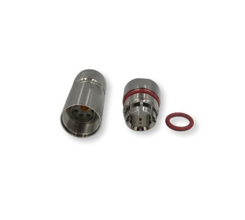 ВЧ разьём UHF(male) прижимной цанговый на кабель 1/2