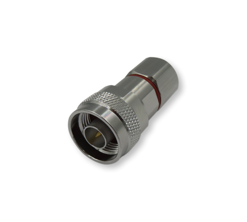 ВЧ разъем N (male) прижимной цанговый AL-NM-5D для кабеля 5D-FB, AntennaLab — быстрый монтаж без пайки