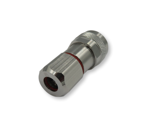 ВЧ разъем N (male) прижимной цанговый AL-NM-5D для кабеля 5D-FB, AntennaLab — быстрый монтаж без пайки