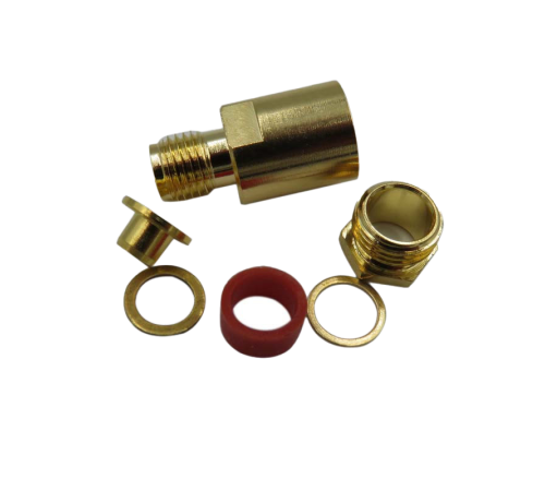 ВЧ разьём SMA(female) прижимной на кабель RG-58