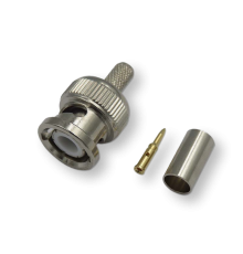 ВЧ разьём BNC(male) обжимной на кабель RG-58